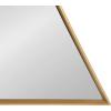 imageKate and Laurel Trena Glam Metal Triangle Nesting Tables Set of 2 Gold with Mirrored Surface Decorative End Tables for Display and Storage