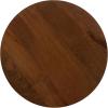 imageKate and Laurel Keres Modern AdjustableHeight Round Tripod Side Table 16 x 16 x 28 Natural Wood and Black Transitional Circle End Table for Use as Indoor Plant Stand or Bedroom NightstandWalnut BrownGold