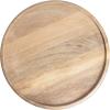 imageKate and Laurel Willoughby Modern Wooden Spiraled Round Side Table 15 x 15 x 24 Walnut Brown Accent Pedestal End Table with Turned Base for Use as Indoor Plant Stand or Bedroom Nightstand OptionNatural