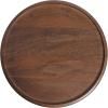 imageKate and Laurel Willoughby Modern Wooden Spiraled Round Side Table 15 x 15 x 24 Walnut Brown Accent Pedestal End Table with Turned Base for Use as Indoor Plant Stand or Bedroom Nightstand OptionWalnut Brown