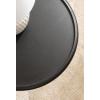 imageKate and Laurel Willoughby Modern Wooden Spiraled Round Side Table 15 x 15 x 24 Walnut Brown Accent Pedestal End Table with Turned Base for Use as Indoor Plant Stand or Bedroom Nightstand OptionBlack