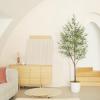 imageOlive Tree 8ft 96quot  Olive Trees Artificial Indoor with Natural Wood Trunk and Lifelike Fruits  Faux Olive Tree 8ft for Modern Home Office House Living Room Decor8ft