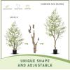 imageOlive Tree 8ft 96quot  Olive Trees Artificial Indoor with Natural Wood Trunk and Lifelike Fruits  Faux Olive Tree 8ft for Modern Home Office House Living Room Decor6ft
