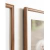 imageKate and Laurel Adlynn Coastal Rectangle Picture Frame Set of 3 16 x 20 matted to 8 x 10 White Modern ThreePiece Photo Frame Set for Gallery Wall Decor in Living Room Wall DisplayBrown