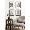 imageKate and Laurel Adlynn Coastal Rectangle Picture Frame Set of 3 16 x 20 matted to 8 x 10 White Modern ThreePiece Photo Frame Set for Gallery Wall Decor in Living Room Wall DisplayBronze