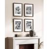 imageKate and Laurel Adlynn Coastal Rectangle Picture Frame Set of 3 16 x 20 matted to 8 x 10 White Modern ThreePiece Photo Frame Set for Gallery Wall Decor in Living Room Wall DisplayBronze