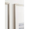 imageKate and Laurel Adlynn Coastal Rectangle Picture Frame Set of 3 16 x 20 matted to 8 x 10 White Modern ThreePiece Photo Frame Set for Gallery Wall Decor in Living Room Wall DisplaySilver