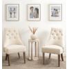 imageKate and Laurel Adlynn Coastal Rectangle Picture Frame Set of 3 16 x 20 matted to 8 x 10 White Modern ThreePiece Photo Frame Set for Gallery Wall Decor in Living Room Wall DisplayNatural