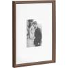 imageKate and Laurel Adlynn Coastal Rectangle Picture Frame Set of 3 16 x 20 matted to 8 x 10 White Modern ThreePiece Photo Frame Set for Gallery Wall Decor in Living Room Wall DisplayBronze