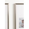 imageKate and Laurel Adlynn Coastal Rectangle Picture Frame Set of 3 16 x 20 matted to 8 x 10 White Modern ThreePiece Photo Frame Set for Gallery Wall Decor in Living Room Wall DisplaySilver