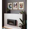 imageKate and Laurel Adlynn Coastal Rectangle Picture Frame Set of 3 16 x 20 matted to 8 x 10 White Modern ThreePiece Photo Frame Set for Gallery Wall Decor in Living Room Wall DisplayGold
