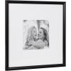 imageKate and Laurel Adlynn Coastal Rectangle Picture Frame Set of 3 16 x 20 matted to 8 x 10 White Modern ThreePiece Photo Frame Set for Gallery Wall Decor in Living Room Wall DisplayBlack