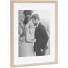 imageKate and Laurel Adlynn Coastal Rectangle Picture Frame Set of 3 16 x 20 matted to 8 x 10 White Modern ThreePiece Photo Frame Set for Gallery Wall Decor in Living Room Wall DisplayNatural