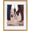 imageKate and Laurel Adlynn Coastal Rectangle Picture Frame Set of 3 16 x 20 matted to 8 x 10 White Modern ThreePiece Photo Frame Set for Gallery Wall Decor in Living Room Wall DisplayGold