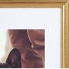 imageKate and Laurel Adlynn Coastal Rectangle Picture Frame Set of 3 16 x 20 matted to 8 x 10 White Modern ThreePiece Photo Frame Set for Gallery Wall Decor in Living Room Wall DisplayGold