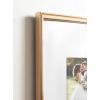 imageKate and Laurel Adlynn Coastal Rectangle Picture Frame Set of 3 16 x 20 matted to 8 x 10 White Modern ThreePiece Photo Frame Set for Gallery Wall Decor in Living Room Wall DisplayGold