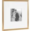 imageKate and Laurel Adlynn Coastal Rectangle Picture Frame Set of 3 16 x 20 matted to 8 x 10 White Modern ThreePiece Photo Frame Set for Gallery Wall Decor in Living Room Wall DisplayGold