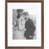imageKate and Laurel Adlynn Coastal Rectangle Picture Frame Set of 3 16 x 20 matted to 8 x 10 White Modern ThreePiece Photo Frame Set for Gallery Wall Decor in Living Room Wall DisplayBronze