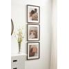 imageKate and Laurel Adlynn Coastal Rectangle Picture Frame Set of 3 16 x 20 matted to 8 x 10 White Modern ThreePiece Photo Frame Set for Gallery Wall Decor in Living Room Wall DisplayBronze