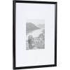 imageKate and Laurel Adlynn Coastal Rectangle Picture Frame Set of 3 16 x 20 matted to 8 x 10 White Modern ThreePiece Photo Frame Set for Gallery Wall Decor in Living Room Wall DisplayBlack