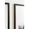 imageKate and Laurel Adlynn Coastal Rectangle Picture Frame Set of 3 16 x 20 matted to 8 x 10 White Modern ThreePiece Photo Frame Set for Gallery Wall Decor in Living Room Wall DisplayBlack