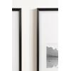 imageKate and Laurel Adlynn Coastal Rectangle Picture Frame Set of 3 16 x 20 matted to 8 x 10 White Modern ThreePiece Photo Frame Set for Gallery Wall Decor in Living Room Wall DisplayBlack