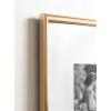 imageKate and Laurel Adlynn Coastal Rectangle Picture Frame Set of 3 16 x 20 matted to 8 x 10 White Modern ThreePiece Photo Frame Set for Gallery Wall Decor in Living Room Wall DisplayGold