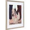 imageKate and Laurel Adlynn Coastal Rectangle Picture Frame Set of 3 16 x 20 matted to 8 x 10 White Modern ThreePiece Photo Frame Set for Gallery Wall Decor in Living Room Wall DisplaySilver