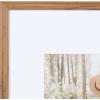 imageKate and Laurel Adlynn Coastal Rectangle Picture Frame Set of 3 16 x 20 matted to 8 x 10 White Modern ThreePiece Photo Frame Set for Gallery Wall Decor in Living Room Wall DisplayBrown