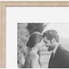 imageKate and Laurel Adlynn Coastal Rectangle Picture Frame Set of 3 16 x 20 matted to 8 x 10 White Modern ThreePiece Photo Frame Set for Gallery Wall Decor in Living Room Wall DisplayNatural