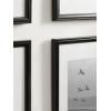 imageKate and Laurel Adlynn Coastal Rectangle Picture Frame Set of 3 16 x 20 matted to 8 x 10 White Modern ThreePiece Photo Frame Set for Gallery Wall Decor in Living Room Wall DisplayBlack