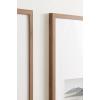 imageKate and Laurel Gallery Rectangular Panel Picture Frame Set of 2 14 x 30 matted to 8 x 10 Light Natural Modern Tall TwoPiece Photo Frame Set for Gallery Wall Decor in Living Room Wall DisplayBrown