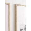 imageKate and Laurel Gallery Rectangular Panel Picture Frame Set of 2 14 x 30 matted to 8 x 10 Light Natural Modern Tall TwoPiece Photo Frame Set for Gallery Wall Decor in Living Room Wall DisplayNatural