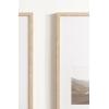 imageKate and Laurel Gallery Rectangular Panel Picture Frame Set of 2 14 x 30 matted to 8 x 10 Light Natural Modern Tall TwoPiece Photo Frame Set for Gallery Wall Decor in Living Room Wall DisplayNatural