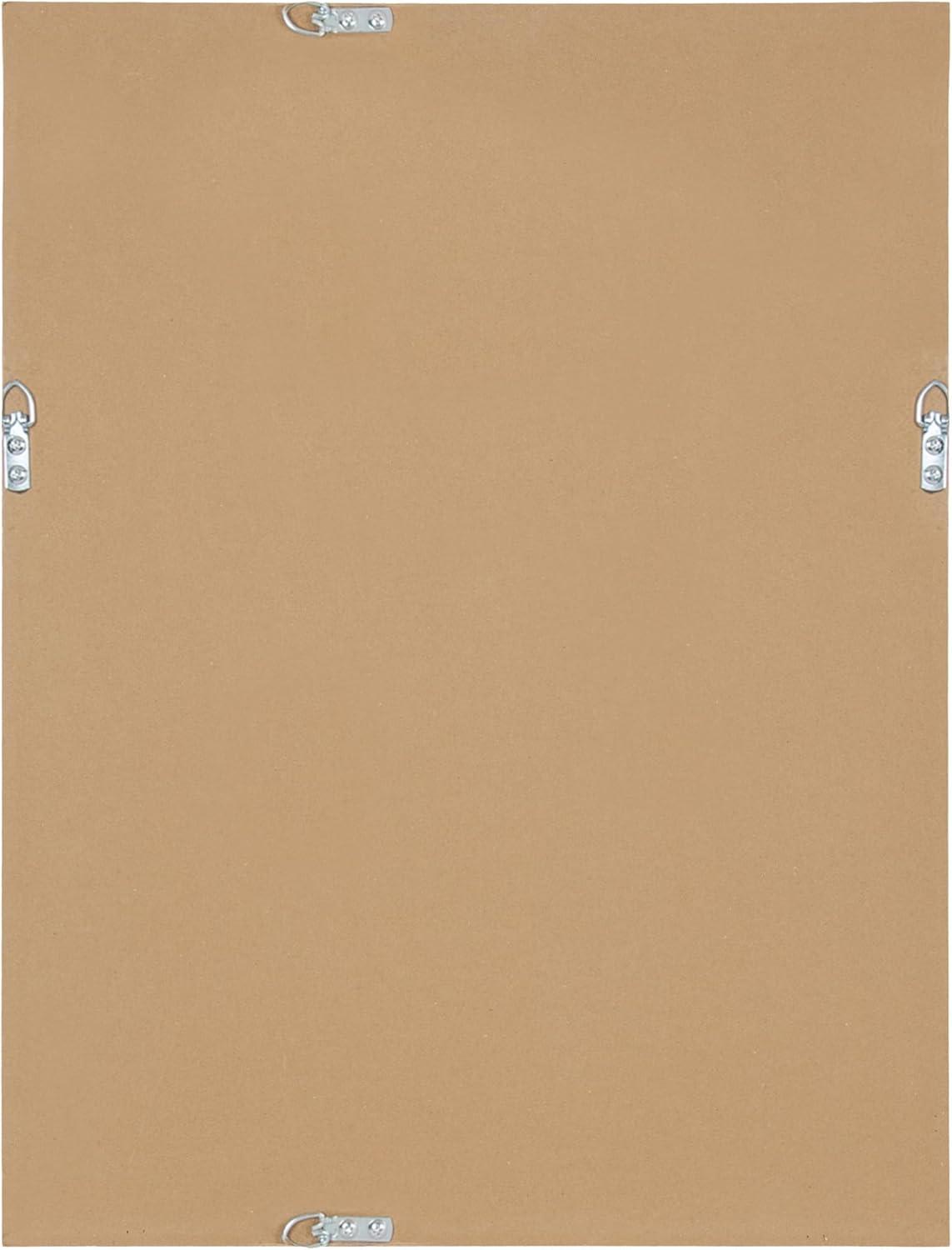 imageKate and Laurel Illiona Transitional Rectangle Wall Mirror 24 x 36 Gold Modern Glam Rectangular Statement Mirror with Metallic Finish and Textured FrameGold