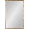 imageKate and Laurel Illiona Transitional Rectangle Wall Mirror 24 x 36 Gold Modern Glam Rectangular Statement Mirror with Metallic Finish and Textured FrameGold