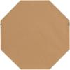 imageKate and Laurel Oakhurst Traditional Octagon Wall Mirror 28 x 28 Soft White Vintage Symmetrical Bathroom Mirror with Stepped Frame and Beveled Edge DesignWhite
