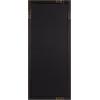 imageKate and Laurel Spechett Windowpane Rectangle Wall Mirror 13 x 30 Walnut Brown Framed Decorative Rectangular Mirror with Natural Geometric Iron Overlay and Tall Frame