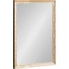 imageKate and Laurel Illiona Transitional Rectangle Wall Mirror 24 x 36 Gold Modern Glam Rectangular Statement Mirror with Metallic Finish and Textured FrameGold