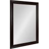 imageKate and Laurel Aberdeen Traditional Framed Rectangle Bathroom Vanity MirrorBrown