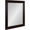 imageKate and Laurel Aberdeen Traditional Framed Rectangle Bathroom Vanity MirrorBrown
