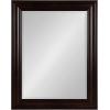 imageKate and Laurel Aberdeen Traditional Framed Rectangle Bathroom Vanity MirrorBrown