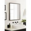 imageKate and Laurel Colette Traditional Framed Rectangle Bathroom Vanity Mirror 26 x 38 Gold Classic Rectangular Bathroom Mirror for Over Sink or for Use as Entryway or Living Room DecorPewter
