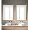 imageKate and Laurel Colette Traditional Framed Rectangle Bathroom Vanity Mirror 26 x 38 Gold Classic Rectangular Bathroom Mirror for Over Sink or for Use as Entryway or Living Room DecorGold