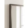 imageKate and Laurel Colette Traditional Framed Rectangle Bathroom Vanity Mirror 26 x 38 Gold Classic Rectangular Bathroom Mirror for Over Sink or for Use as Entryway or Living Room DecorPewter