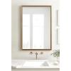 imageKate and Laurel Colette Traditional Framed Rectangle Bathroom Vanity Mirror 26 x 38 Gold Classic Rectangular Bathroom Mirror for Over Sink or for Use as Entryway or Living Room DecorGold