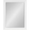 imageKate and Laurel Kalla Traditional Framed Rectangle Bathroom Vanity Mirror 22 x 28 White Rectangular Beveled Bathroom Mirror for Over Sink or for Use as Entryway or Living Room Decor