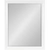 imageKate and Laurel Kalla Traditional Framed Rectangle Bathroom Vanity Mirror 26 x 32 White Rectangular Beveled Bathroom Mirror for Over Sink or for Use as Entryway or Living Room Decor