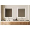 imageKate and Laurel Kalla Traditional Framed Rectangle Bathroom Vanity Mirror 26 x 32 White Rectangular Beveled Bathroom Mirror for Over Sink or for Use as Entryway or Living Room Decor