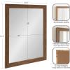 imageKate and Laurel Travon Traditional Framed Rectangle Bathroom Vanity Mirror315L x 255W